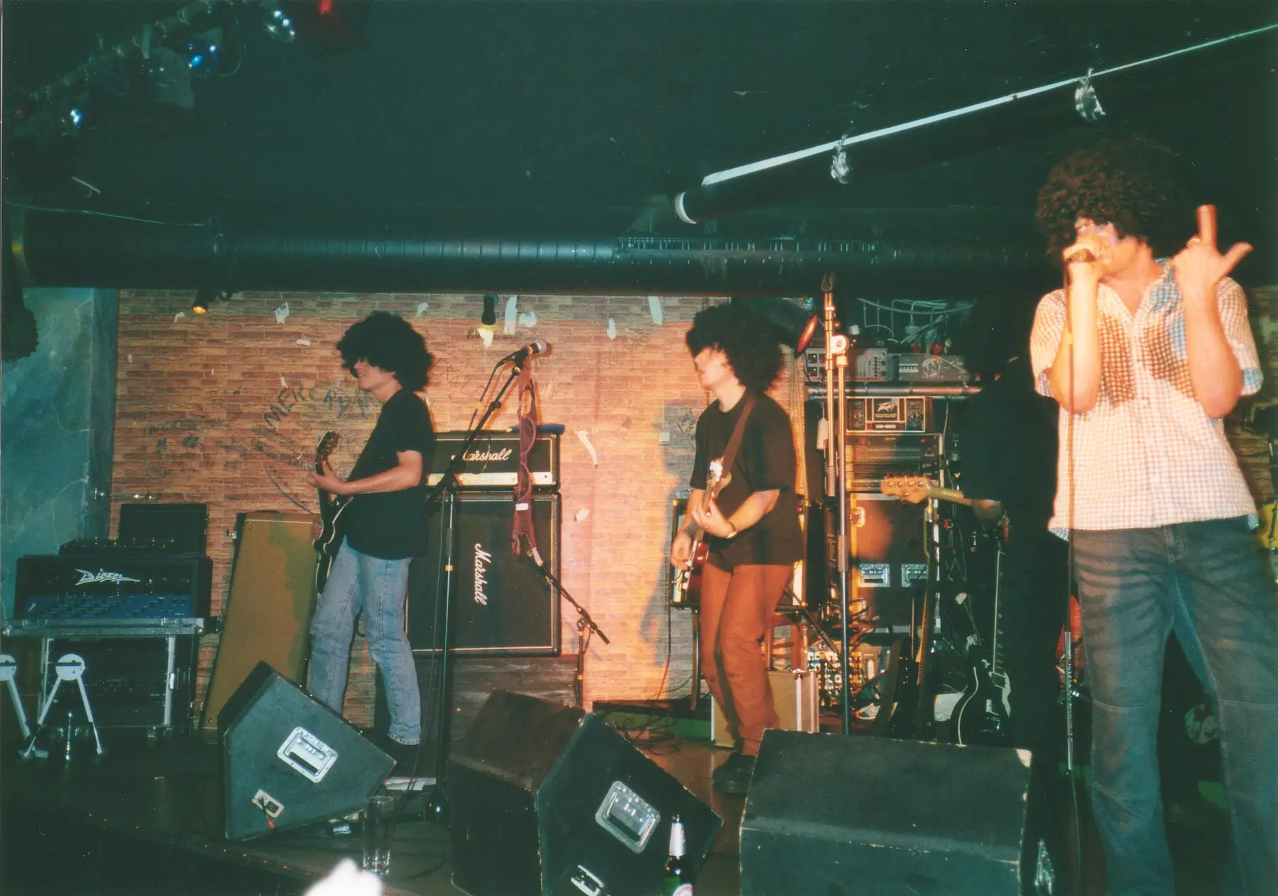 Die Engineers performing live in 2001